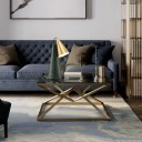 Loft Industry Modern - Triangle Brass Table